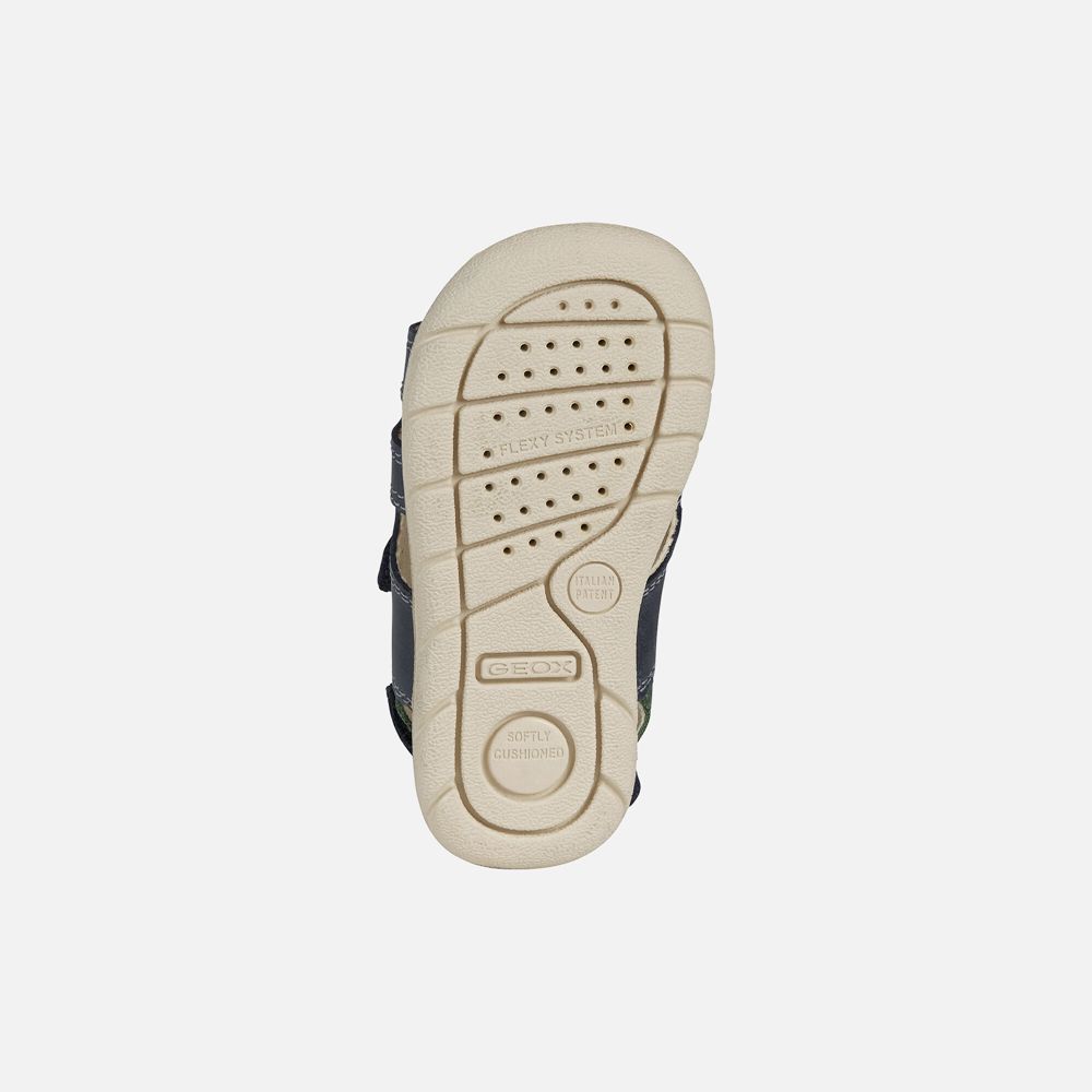 Geox Bebek Sandalet Lacivert - Alul Boy - XFY-524730